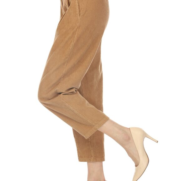 Camel Color Corduroy Pockets Pant - Picture 8 of 8